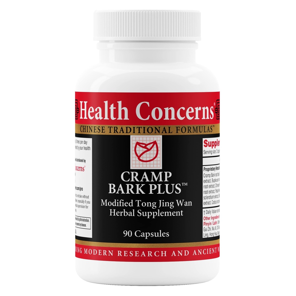Sağlık Hakkında Cramp Bark Plus – Erkeklerintrual Cramp Relief & Hormonal Balance – Circulation Support – Dong Quai, Black Cohosh, Bupleurum & Chinese Herbs – Herbal Supplement for Women – 90 Capsules
