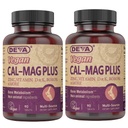 DEVA Vegandis Magnezyum Supplement 2Pack, Plus çinko, Vitaminler C, D & K, Boron, 90 Tablet Her Şey