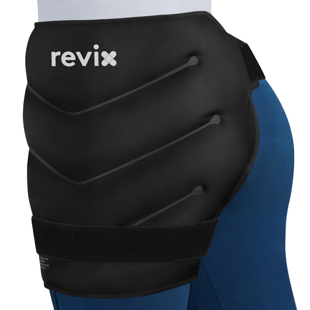 REVIX Ekstra Büyük Hip Buz Paketi Cerrahiden Sonra, Hip Emekliliği için Reusable Gel Cold Pack, Sciatic Nerve, Cold Therapy Hip Flexor Import, Black Therapy Hip