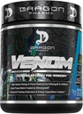 DRAGON PHARMA Venom Extreme Potency Pre-Workout, Laser Sharp Focus + Energy, Intense Performance, Proven Materialss for Advancedd Vasodilation & Endurance (40 Hizmet, Blue Raspberry)