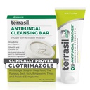 terrasil Antifungal Krem + Antifungal Soap 2 Ürün Kit Klinik Olarak Etkili Tedavi ve Yardım: Jock Itch Athletes Foot Fungal Yeast Enfeksiyon Ringworm (50g Tube & 75g bar)
