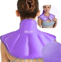 REVIX Omuzlu Buz Paketi, Üst Geri Tiranlık için Büyük Boyunca Buz Paketi, Soothing Discomfort ve Fatigue, Mor