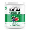NutraOne Ideal Yeşiller Antioksi ve Nutrient-Rich Superfood Greens Toz Supplement Berry- 30 Hizmet