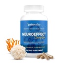 Paleovalley NeuroEffect - Nöro Mushroom Coffee Beslenme Supplement for Focus, Memory, and Energy Support - 28-Day Supply - 8 Full Spectrum Mushroom and Whole Coffee Fruit Extracts
