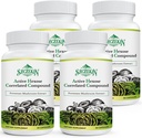 Aktif Hexose Corlev bileşikler 1500 mg Supplement, Natural 8 Mushroom Extract Supplement, Immune System, Liver Function, Natural Killer ve T Hücreler Aktivitesi, 360 Veggie Capsules
