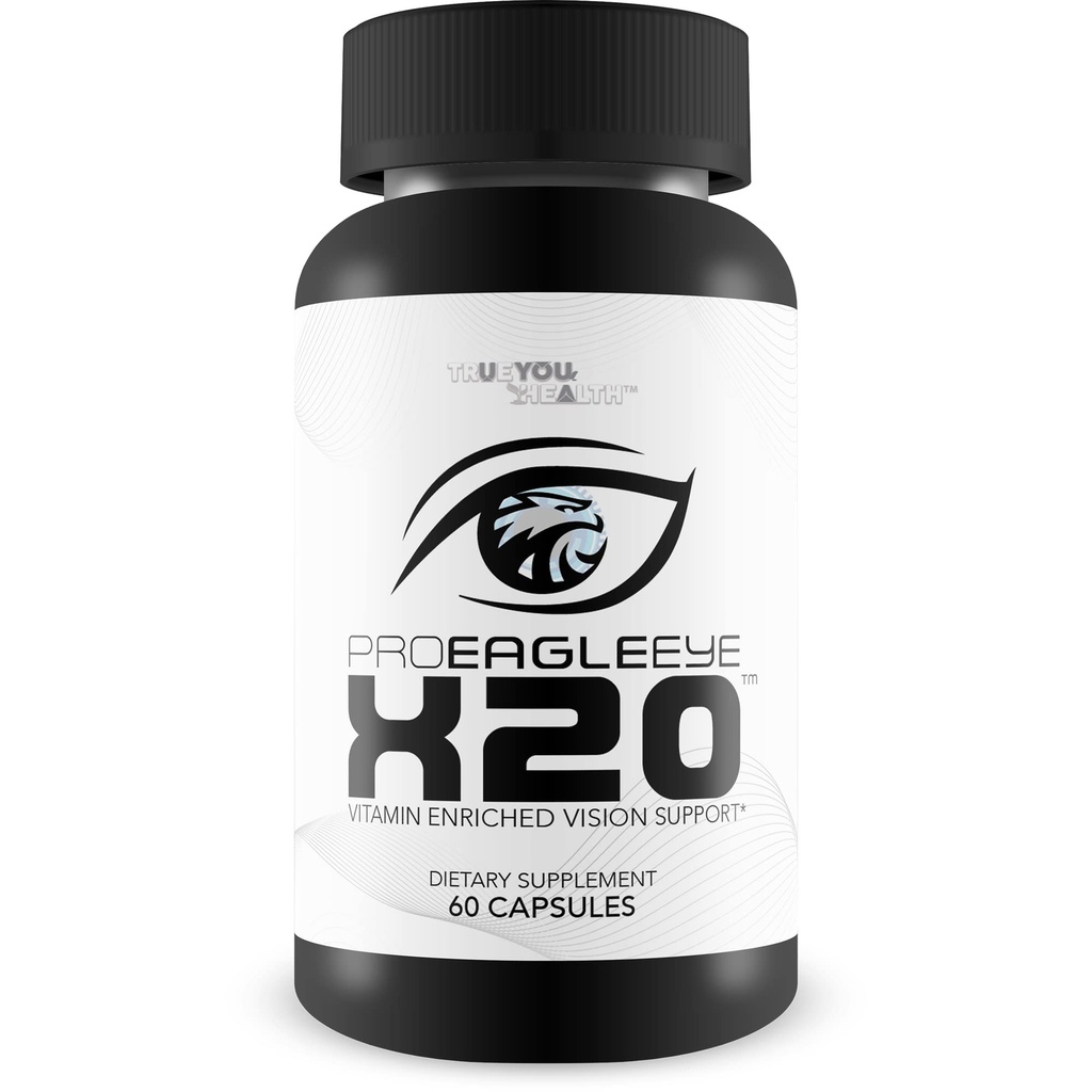 Pro EagleEye x20 - Vitamin En Zengin Vizyon Desteği - Multi-Vitamin & Mineral Vizyon Tamam - Yardım Göz Sight & Eye Health - Pro Eagle Eye X20 Vitaminleri Görmeyi Güçlendirmek - Yardım Detayları