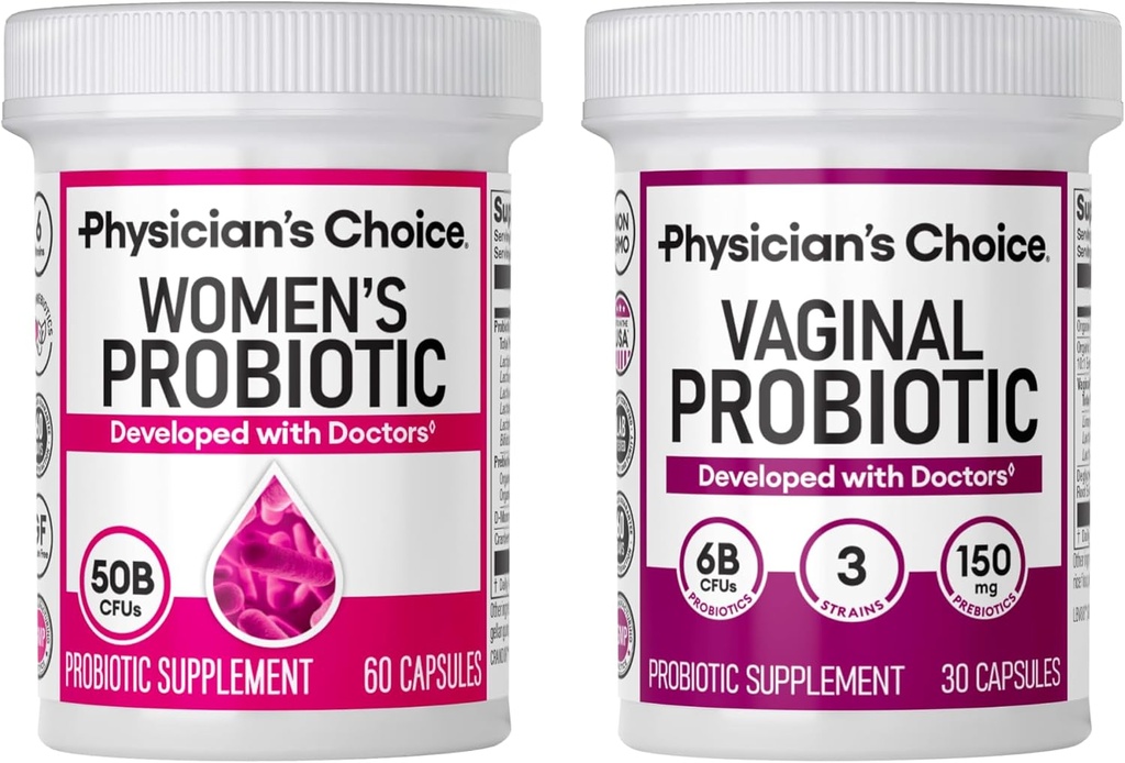 Doktorun CHOICE Feminine Power Duo Sche - Vaginal Probiyotik 30ct + Womens Probiyotik 60ct