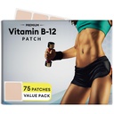 Enerji Plus için B12 Patch - 75 Kont Pack - B12 Patches – B12 with Mecobalamin & Guarana