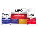 Lipo Flavonoyak Günü & Night Combo Kit, Ringing Ears için Tinnitus Relief, Lipo Flavono Plus & Lipo Flavono Night with Melatonin & Vitamin C, 90 Caplets