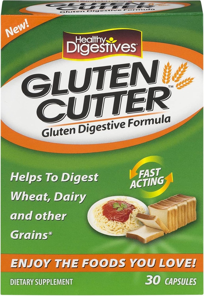 Sağlıklı Doğal Sistemler Sağlıklı Digestives Gluten XS, 60 Capsules (2 Her Bir Kutu)