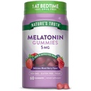 Nature's Truth Melatonin Gummies 5mg | 60 Kont | Karma Berry Flavor | Vegan, Non-GMO & Gluten Free Supplement Supplement Supplement