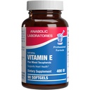 E 400 Vitamin I Softgels - Klinik Formula Doğal Vitamin E Supplement Kompleksi ile d-Alpha Tocopherol & Mix Tocopherols for Hair Skin & Nails Plus Antioksi Immune Support - 90 Servisler