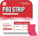 PROSTRIP® Cranberry+ Urophenol™ Providing 36 mg Proanthocyanidins (PACs) - Added with D-Mannose, Organic Hibiscus, Vitamin D3, B6 & C – 30 Oral Vegan Strips – No Water Needed – by Prowise Healthcare