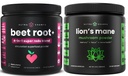NutraChamps Beet Root Toz & Lion's Mane Toz. Güçlü Circulation & Adaptogen