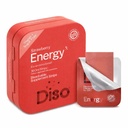 DISO - Enerji - Caffeine Strips'ı Vitaminler, Strawberry Flavor, Vegan, Sugar Free, High Abxia, Gluten Free, Bireysel olarak yuvarlandı, 30 Dissolvable Strips