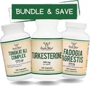 Çift Wood Supplements Tongkat Ali, Fadogia Agrestis ve Turkesterone Sche - Ultimate Male Health Sche for Athletic Performance Supports