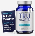 TRU NIAGEN PRO NAD+ Supplement for Anti Aging and Cell Regeneration, 2 x 500 mg Patented Niagen, 30 Hizmet | Destek Hücreleri Enerji | Nicotinamid Riboside (NR) Erkekler ve Kadınlar için Günlük Tamamlar