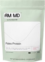 Amy Myers MD Paleo Protein Toz - Strawberries & Cream, 20 Hizmet - Collagen-Based Gut Function Support - Gluten-Free & Non-Dairy Protein Tamamlayıcısı