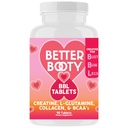 Better Booty BBL Tabletleri - Kretine Monohidrat, L-Glutamine, Collagen ve BCAA's (90ct) ile Kadınlar için Karmaşık Tamam