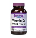 Bluebonnet Beslenme Vitamin D3 400 IU Softgels, Kas ve Skeletal Büyümede Yardımcılar, Balık Yağından Cholecalciferol, Gluten Ücretsiz, Soy Free, Süt Free, 250 Softgels