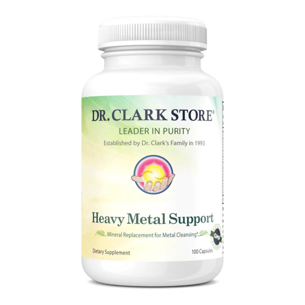 Dr Clark Ağır Metal Desteği, Metal Cleansing için Mineral Değiştirme, 100 Capsules