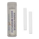 Potasyum Iodide Starch O oksiter Test Paper [ 100 Strips'ın Vial of 100 Strips] for Chlorine, Iodine ve Peroksi Tespiti - Body The Body
