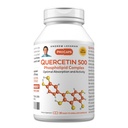 ANDREW LESSMAN Quercetin 500 mg - 30 Capsules - 500 mg Unique Quercetin Phospholipid Kompleksi, Sağlıklı Kalp, Circulatory ve Immune Function. Katkı yok.