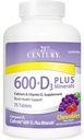 21st Century Food 600 mg +D Plus Minerals Chewable Tabletler, 75 Kont