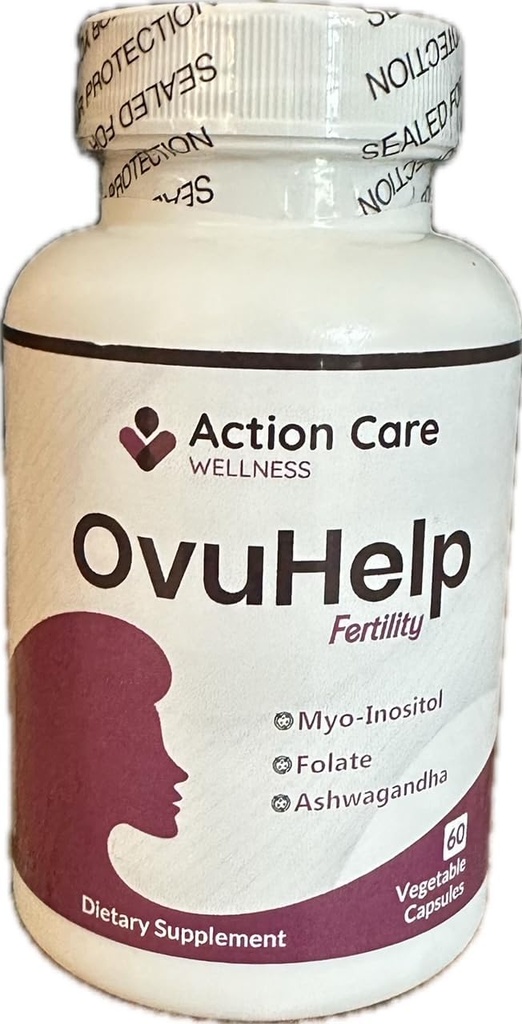 OvuHelp Fertility For Women combines optimum composition of world-renowned herbs, nutrients, vitamins, minerals, and myo-inositol to promote reproductive health. 60 capsules per bottle.