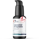 Sağlık Liposomal D Yüksek Vitamin D Sıvısı için tasarımlar - 2500 IU Vitamin D3 + Vitamin K (K1 + K2) - Üstün Aborpsiyon için Liposomes (GMO Supplement (100 Hizmet / 1.7oz)