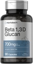 Horbäach Beta Glucan 1 3D 700 mg | 90 Capsules | Beta 1,3, 1.6 D Glucan | Non-GMO, Gluten Free Supplement Supplement Supplement