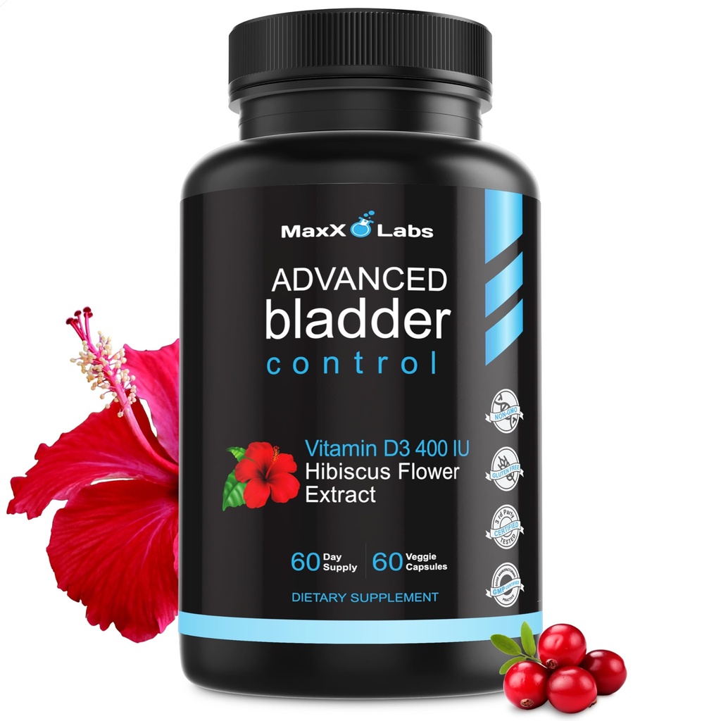 Kadınlar ve Erkekler için Gelişmiş Bladder Control Supplements - Destekler Urinary Tract Health - Overactive Bladder & Urinary Tract Enfeksiyonu - Cranberry Pills w/Pumpkin Tohum Yağı Ekstraksiyon
