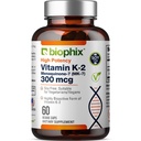 Biophix Vitamin K2 MK-7 30006, 60 Vegan Capsules - Yüksek Lisans Kemik Güçliği ve Immune Health için Tamam
