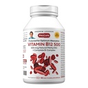 ANDREW LESS VitaminMAN B12 500 180 Capsules - Abhidrasyon- Korumalı Mekobalamin (Doğal Coenzyme Vitamin B12), Enerji ve Stres Desteği için Temel, Plus B-Complex, Swallow Capsules kolay