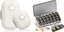 Haftalık Pill Organizer, Seyahat Pill Organizer, Büyük Seyahat Pill Box 7 Gün, Am Pm Three Daily Pill Case with Reforce Medicine Container