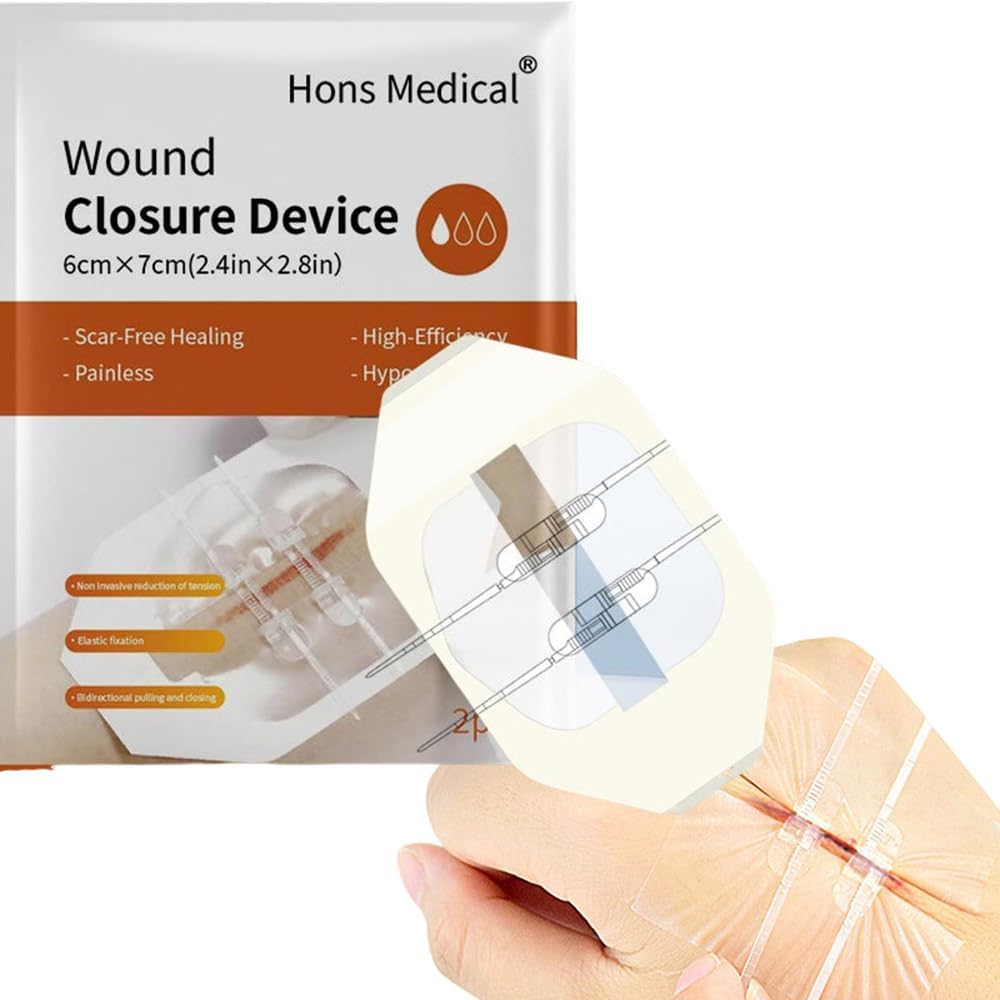 Sutures Prestige Bandages 2 PCS Cerrahisi Sew Quick Clot Acil Yaralar Cihazı olmadan Onarımı