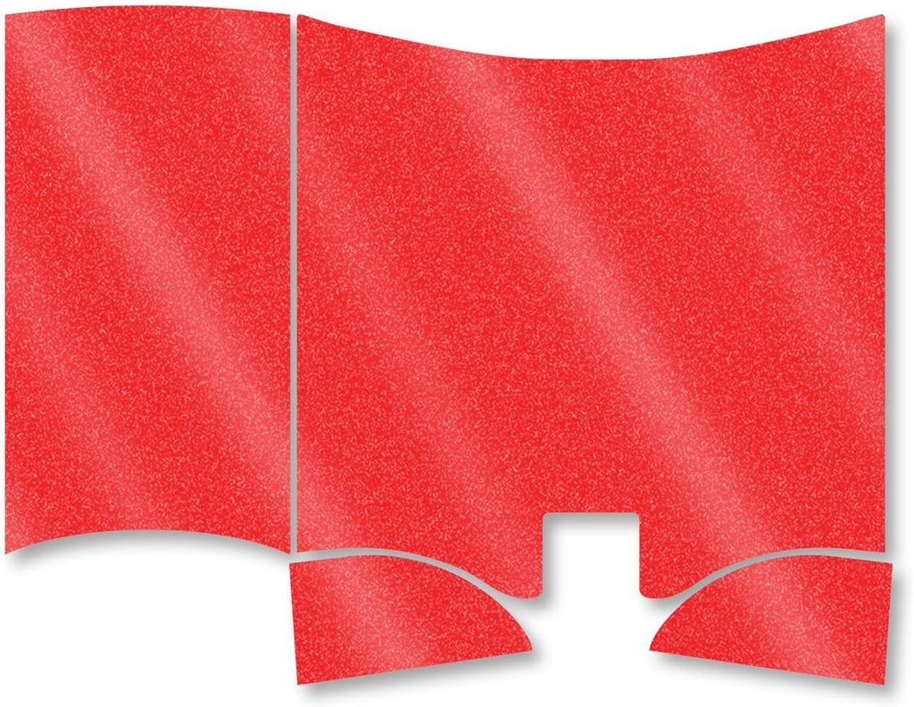 CanySkins Glossy Glitter Skin for Ventolin HFA Asthma Inhaler - Red | Koruyucu, Dayanıklı High-Gloss Glitter | Uygulamayı Kolay, Kaldırın ve Değiştirin