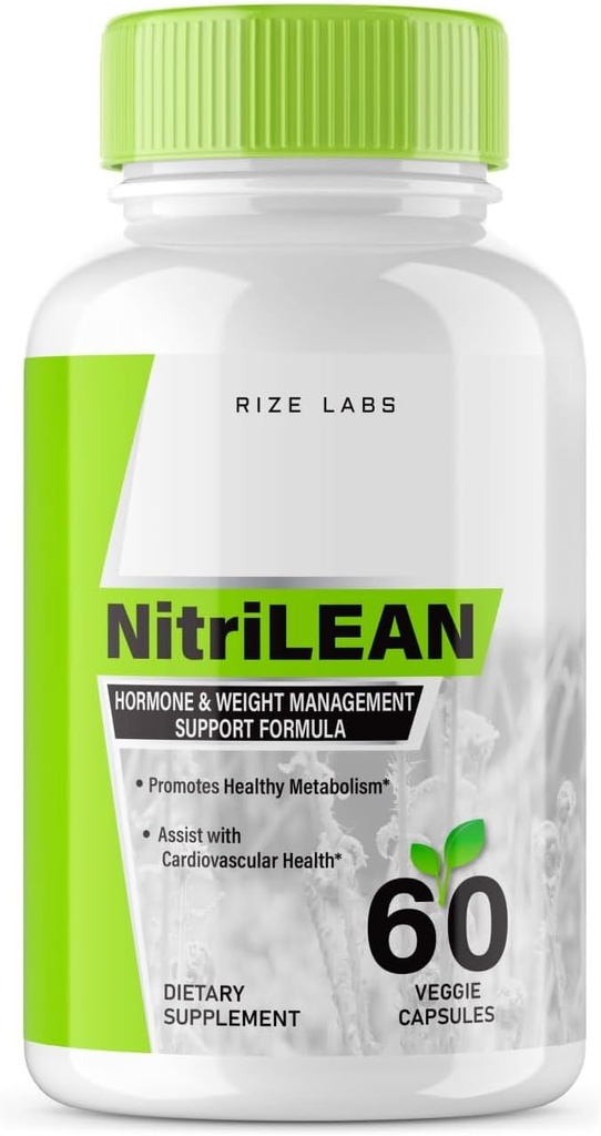 Laboratuarları Nilean Kilo Kayıp Tamam, Total Body Wellness ve Sağlıklı Yaşam Tarzı için Kapsüller, Leaner Fizik için Pills, All-Doğal Capsules (60 Capsules)