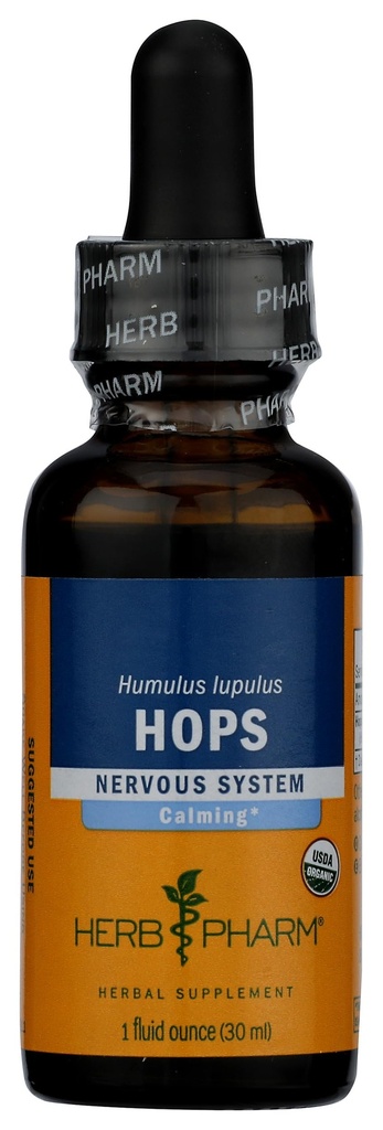Herbm Pharm, Calming Nervous System Support için Organik Hops Sıvı Türlemeyi Onayladı - 1 Ounce