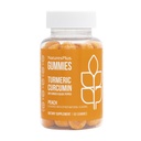 NaturesPlus Gummies Turmeric Curcumin - 60 Gummies, Peach - Supports Joint, Digestive & Cardiovascular Health - Vegan, Gluten Free, Non-GMO - 30 Hizmet