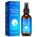 Magnezyum yapıştırıcısı, Pure Magnezyum Oil Sprey for Feet, Natural Materials in Glass Şişe, Absorb'a Kolay ve 1Pack Kullanımı