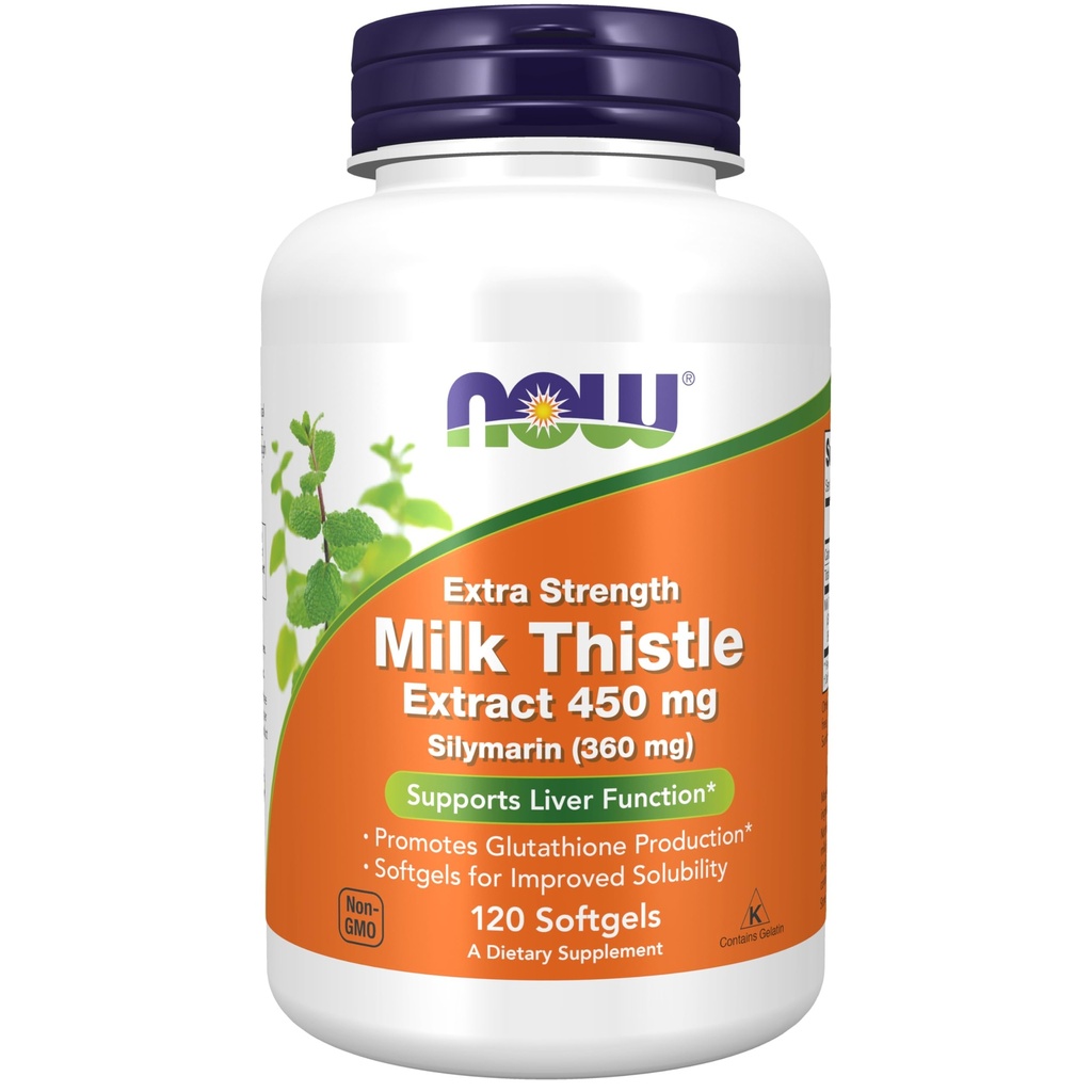 Şimdi Gıdalar Tamamlıyor, Silymarin Süt Butle Ekstra Güçlü 450 mg, 120 Softgels