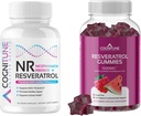 Sağlıklı Aging Supplement Sche - Nicotinamid Ribsoside Kompleksi ve Resveratrol Gummies - 5-in-1 Anti Aging Formula Plus Resveratrol Gummies