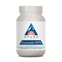 Ayush Herbs Curcumin  97 - Curcumin Supplements, Premium Turmeric Root Supplement, Curcuminoids for Women & Men, Yetişkinler, Premium Ortak Destek, Güçlü & Vitality - 90 Vegetarian Capsules (1 Count)