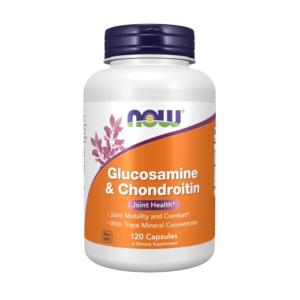 Şimdi Tamamlar, Glucosamine & Chondroitin, Trace Mineral ve Alfalfa ile, 120 Capsules