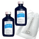 SWAN Castor Oil USP 100% Stimulant Laxative for Relief of Occasional Constipation 4 Fl Oz (Pack of 2) Plus Bag Güçlü ve Su Su Yalıtımı