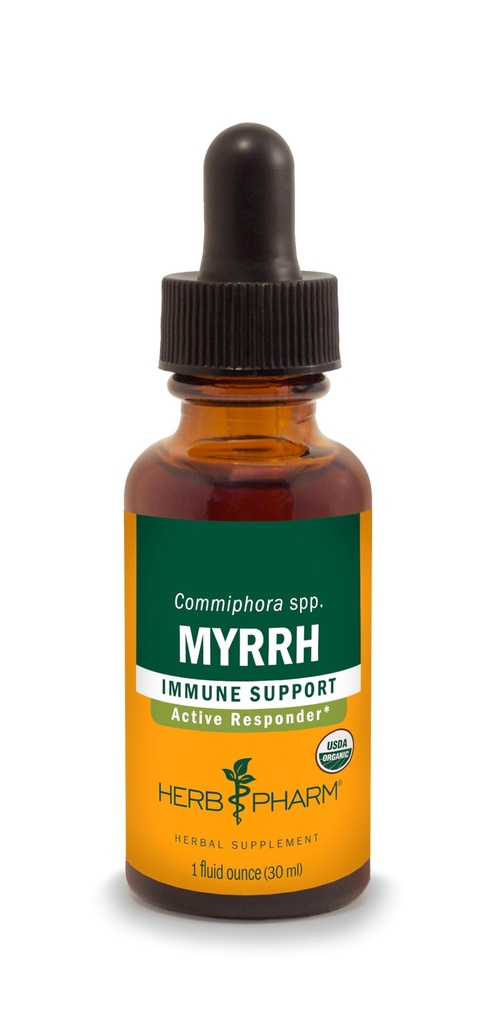 Herb Pharm Myrrh Sıvı Tür Immune System Support - 1 Ounce (DMYR01)