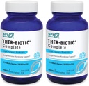 Klaire Labs SFI Health Ther-Biotic Complete Probiotic Powder - 100 Billion CFU - Men's and Women's Probiotics for Digestive Health & Immune Support - Dairy-Free, Hypoallergenic (64g, 2 Pack)