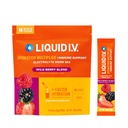 Sıvı I.V.® Hydration Multiplier® +Immune Support - Wild Berry - Hydration Toz Packets | Electrolyte Toz I | Single-Serving Sticks | Non-GMO |14 Hizmetler (Brook of 12)