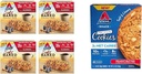 Atkins Soft Baked Energy Bars, Blueberry, 15g protein,2g Sugar, Mükemmel Kaynak & Peanut Butter Protein Cookie, Protein Dessert, Fiber'te Zengin, 3g Net Carb, 1g Sugar, 15g Protein,2g Sugar, Mükemmel Kaynak & Peanut Butter Protein Cookie, Protein Dessert, Rich in Fiber, 3g Net Carb, 1g Sugar